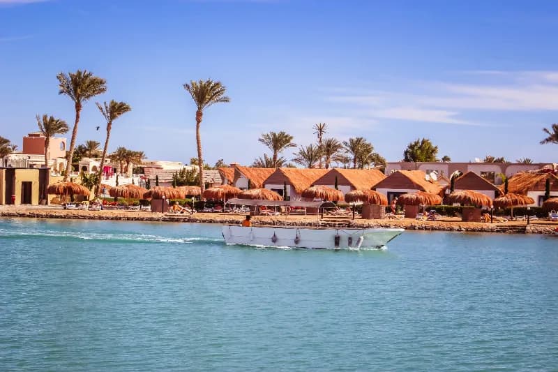 Hurghada beach and resort